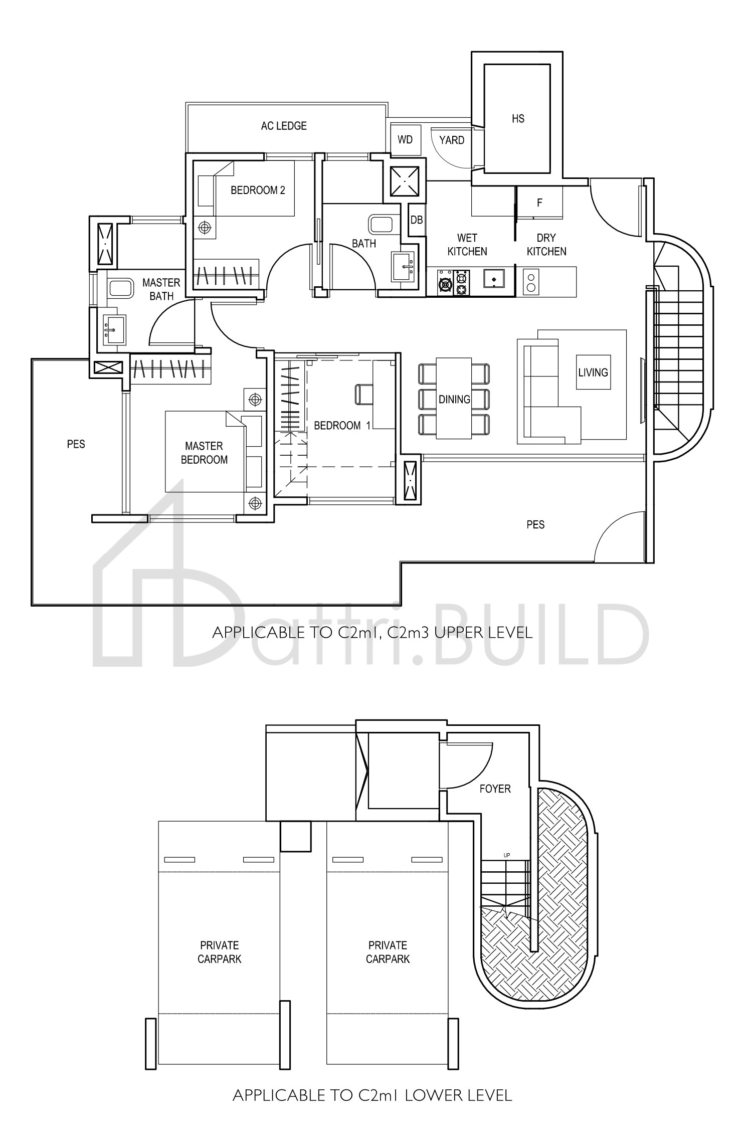 THE CREEK @ BUKIT C2m1 floorplan (watermarked)
