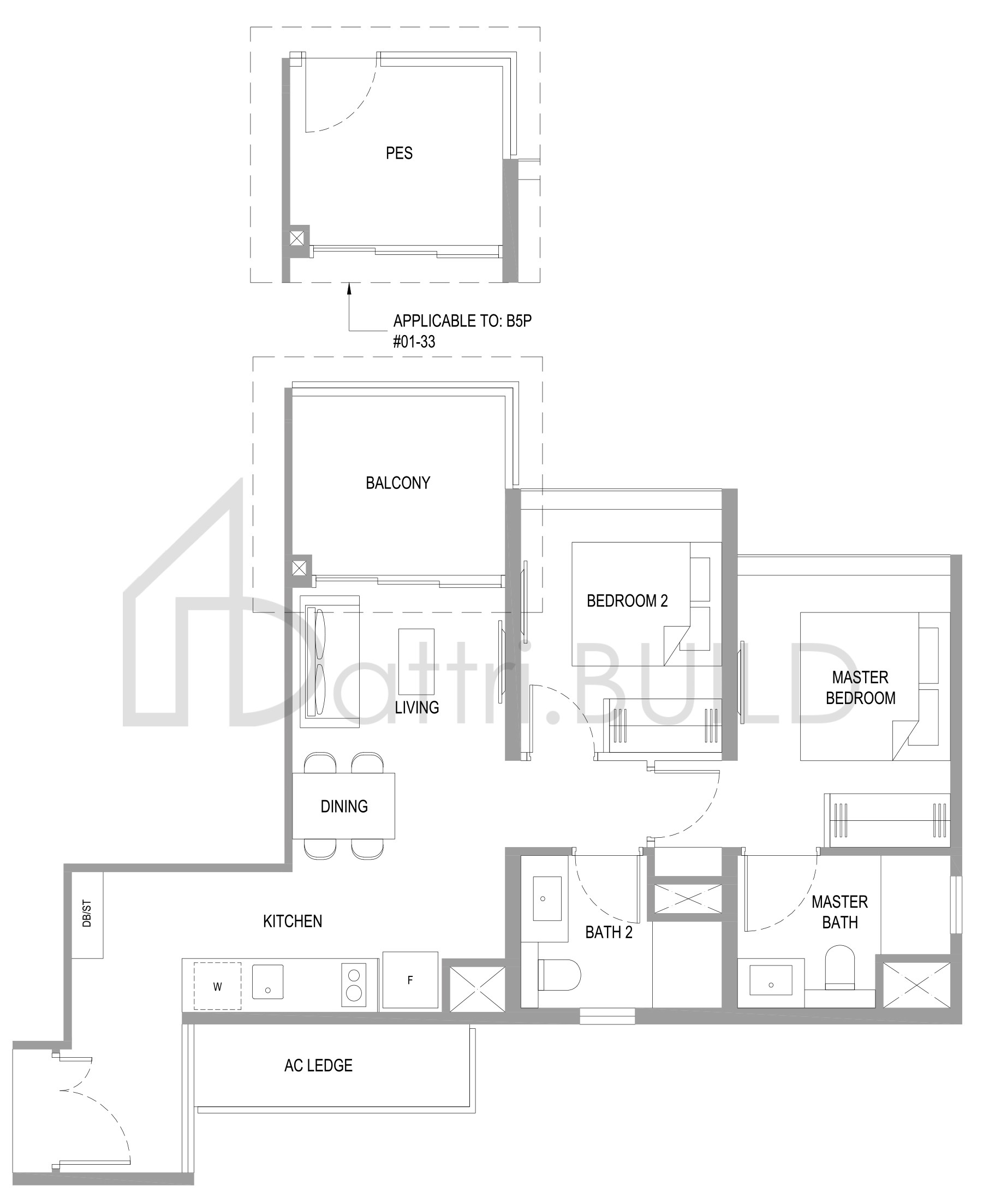 VERDALE B5P floorplan (watermarked)
