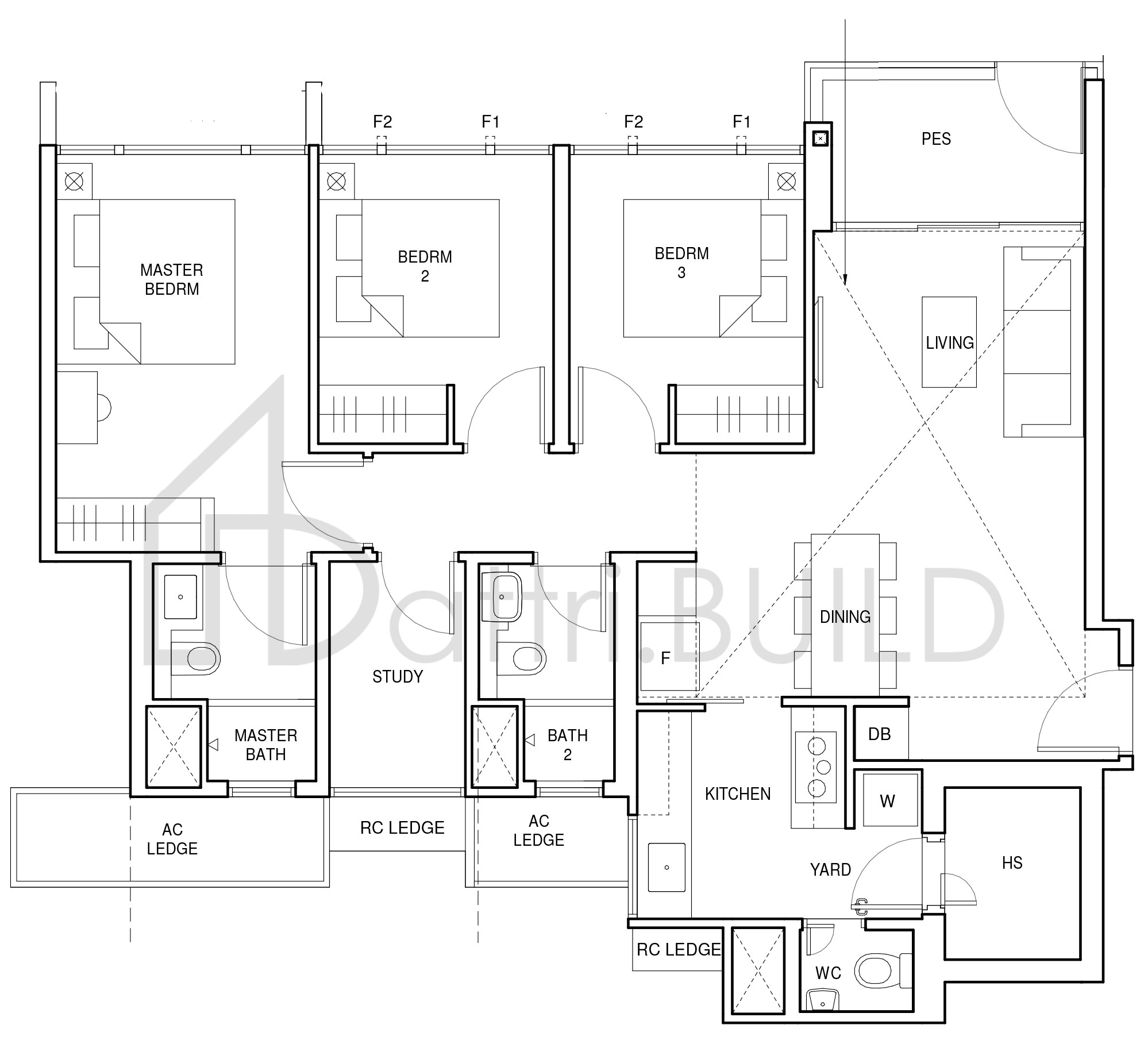 PARC CENTRAL RESIDENCES C8-G floorplan (watermarked)