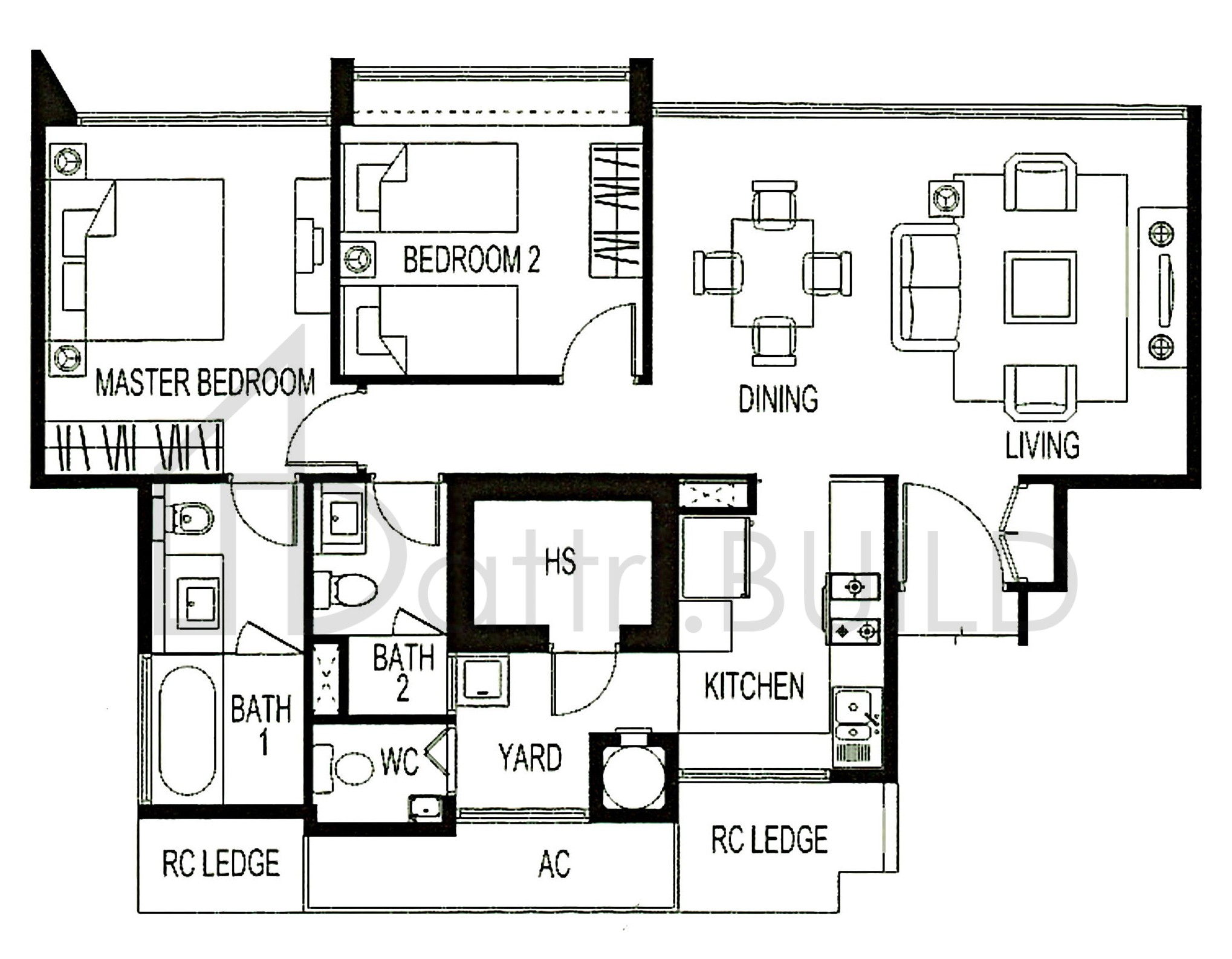 BELMOND GREEN A2a floorplan (watermarked)