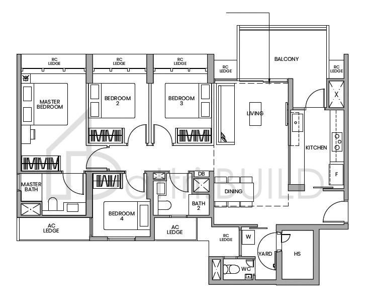 PARC GREENWICH D1-PH floorplan (watermarked)
