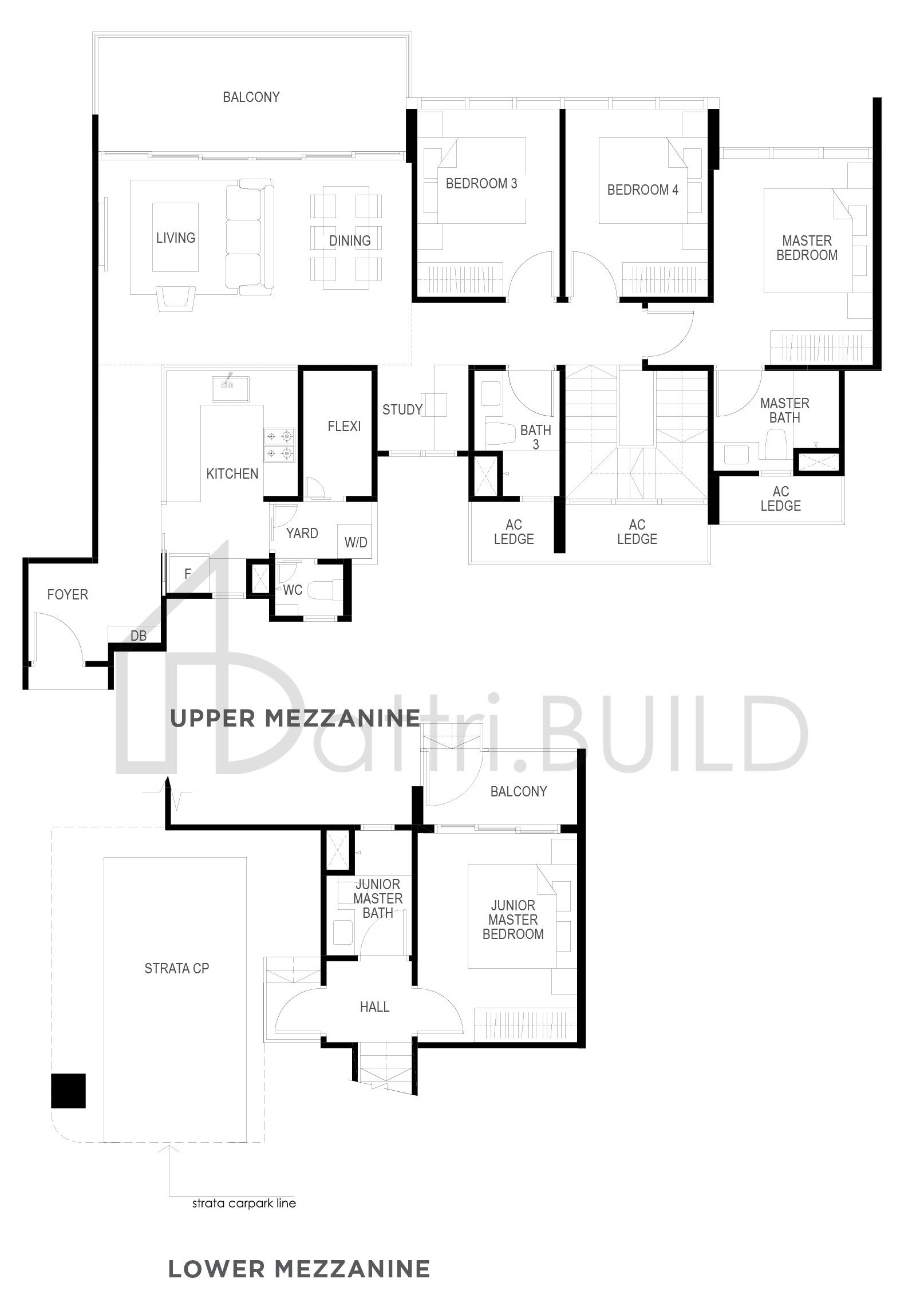 THE GAZANIA D1AM floorplan (watermarked)