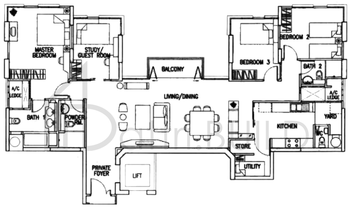 AMARYLLIS VILLE D1 floorplan (watermarked)