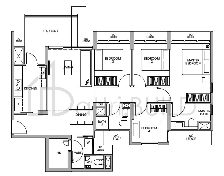 PARC GREENWICH D2 floorplan (watermarked)