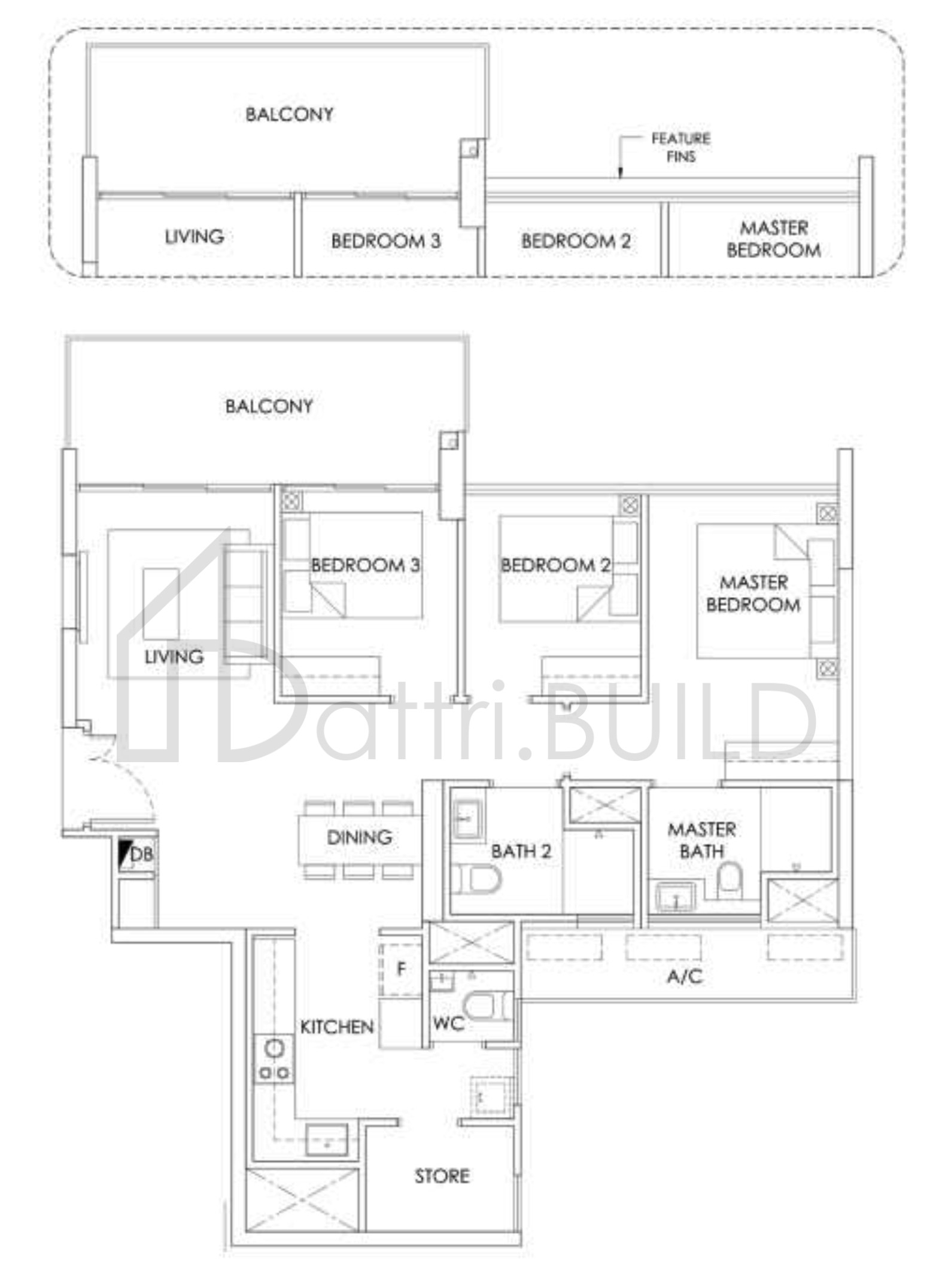 OLA B5-2/B5-R floorplan (watermarked)