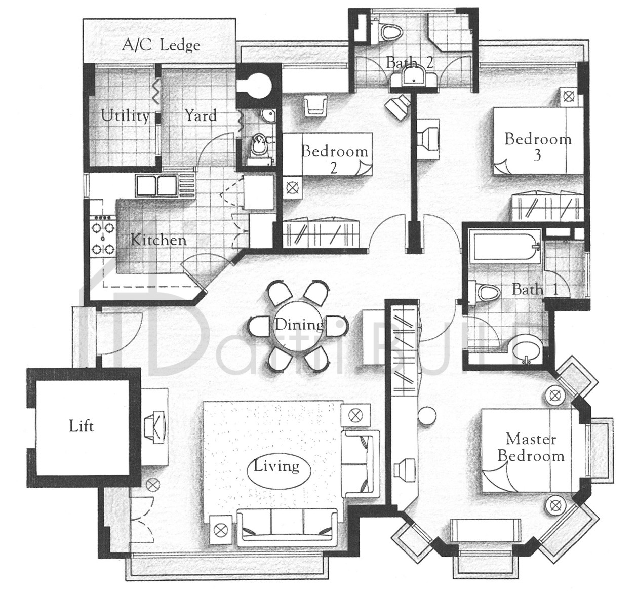 MUTIARA VIEW E floorplan (watermarked)