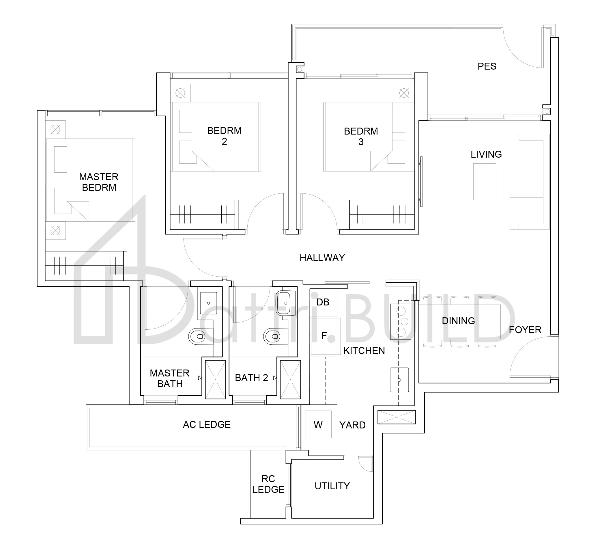 PARC CANBERRA C7-G floorplan (watermarked)