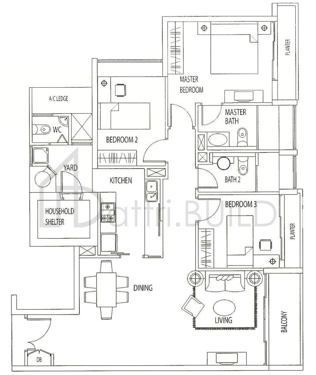 TANGERINE GROVE B2-1 floorplan (watermarked)