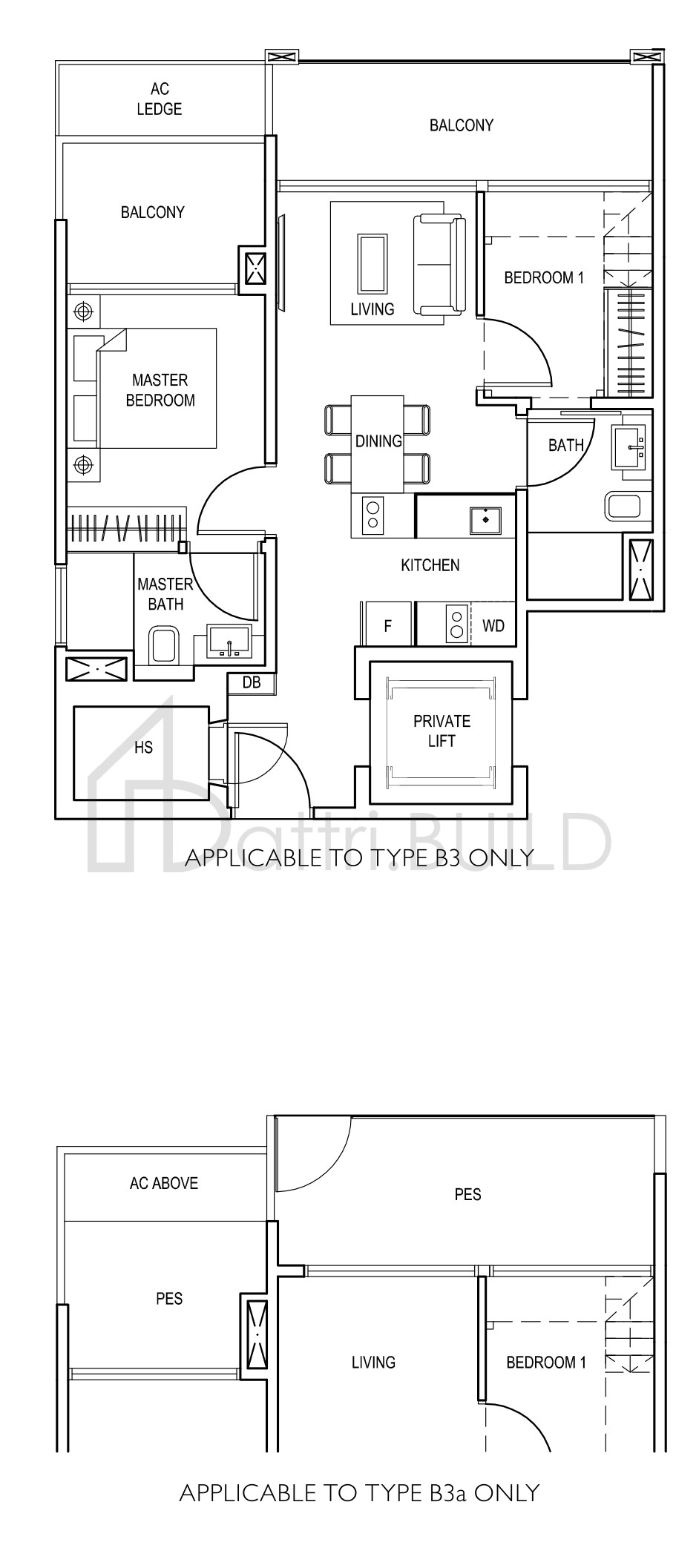 THE CREEK @ BUKIT B3 floorplan (watermarked)