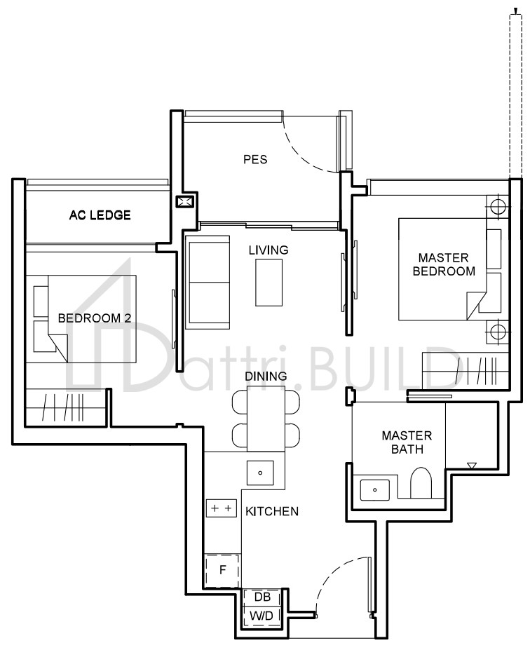 FORETT AT BUKIT TIMAH B2b(p) floorplan (watermarked)