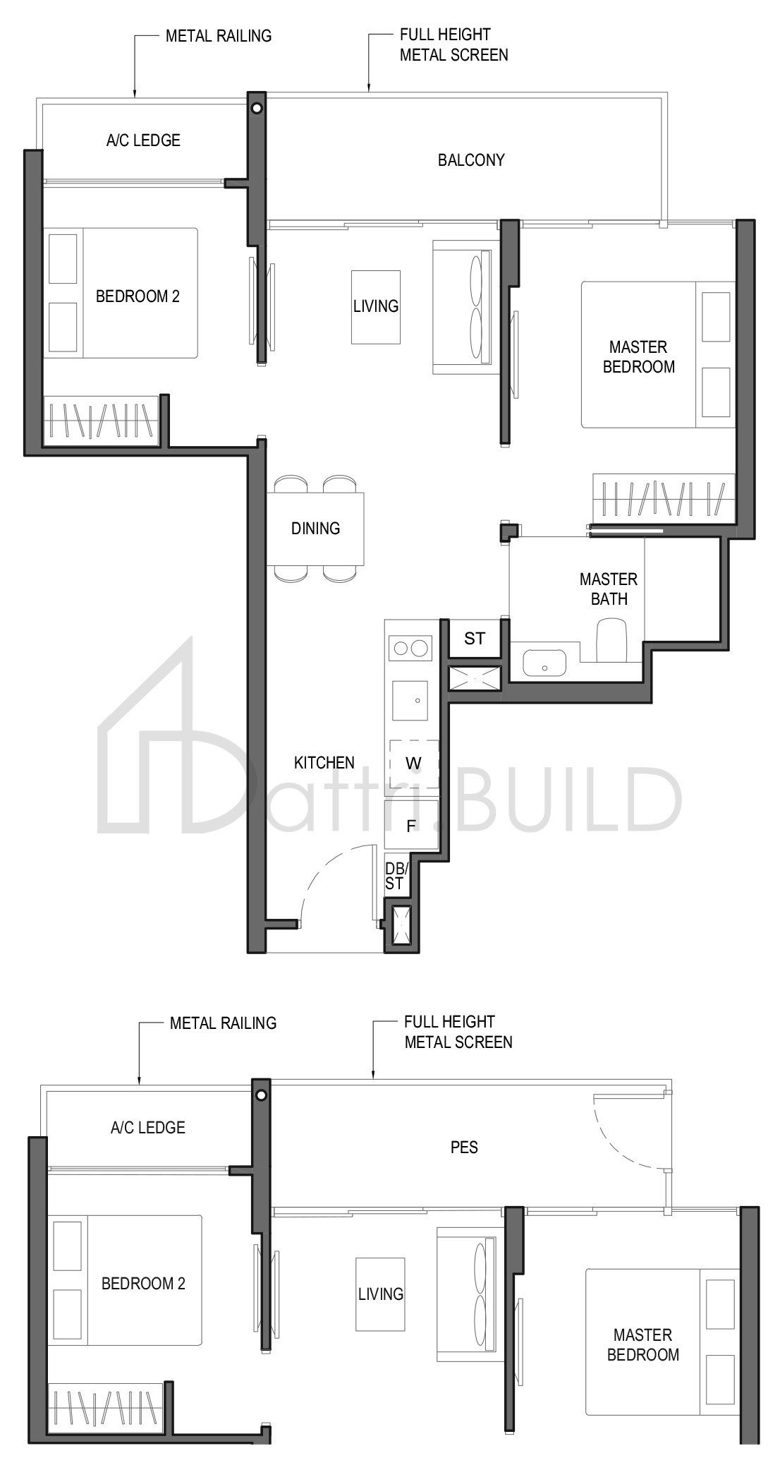 PARC KOMO 2C3 floorplan (watermarked)