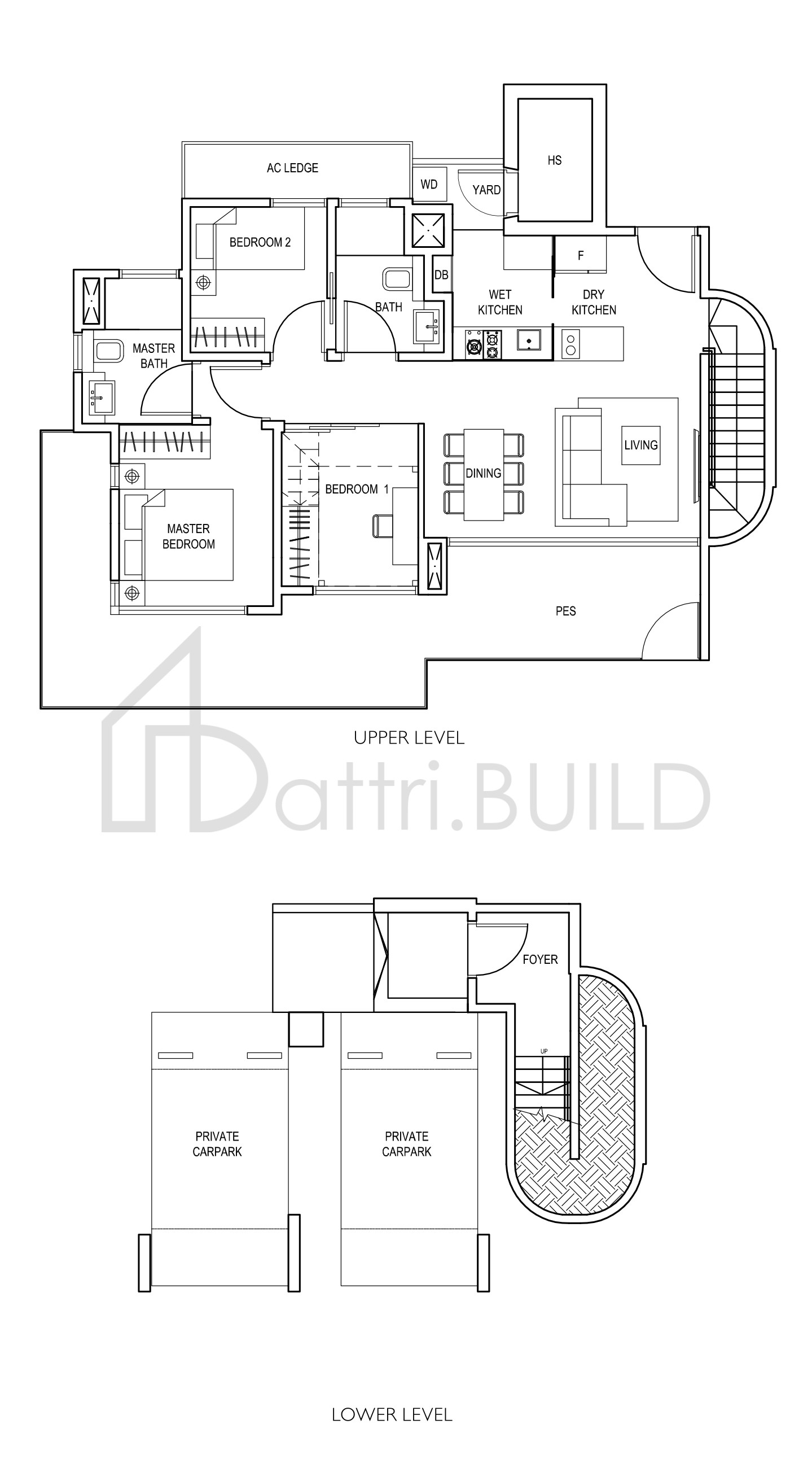 THE CREEK @ BUKIT C1m2 floorplan (watermarked)