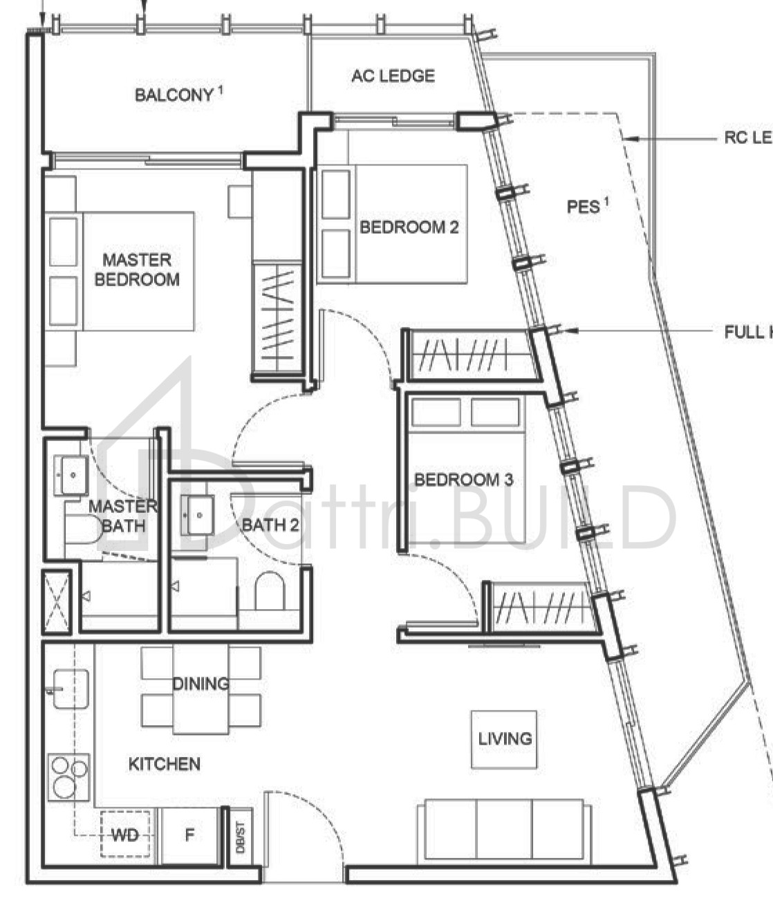 1953 @ TESSENSOHN MC1-P floorplan (watermarked)