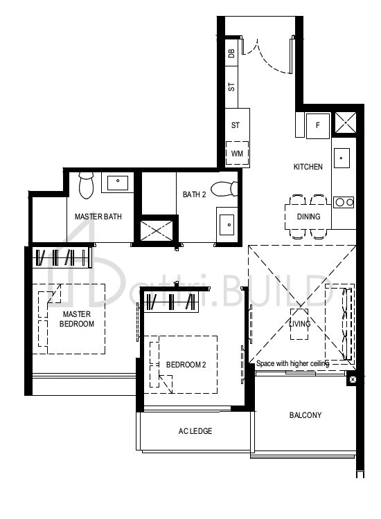 NORMANTON PARK 2BR-Pb-PH(79) floorplan (watermarked)