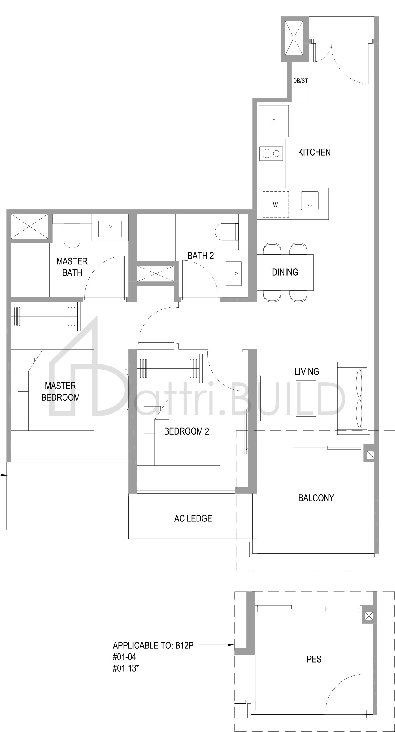 VERDALE B12P floorplan (watermarked)