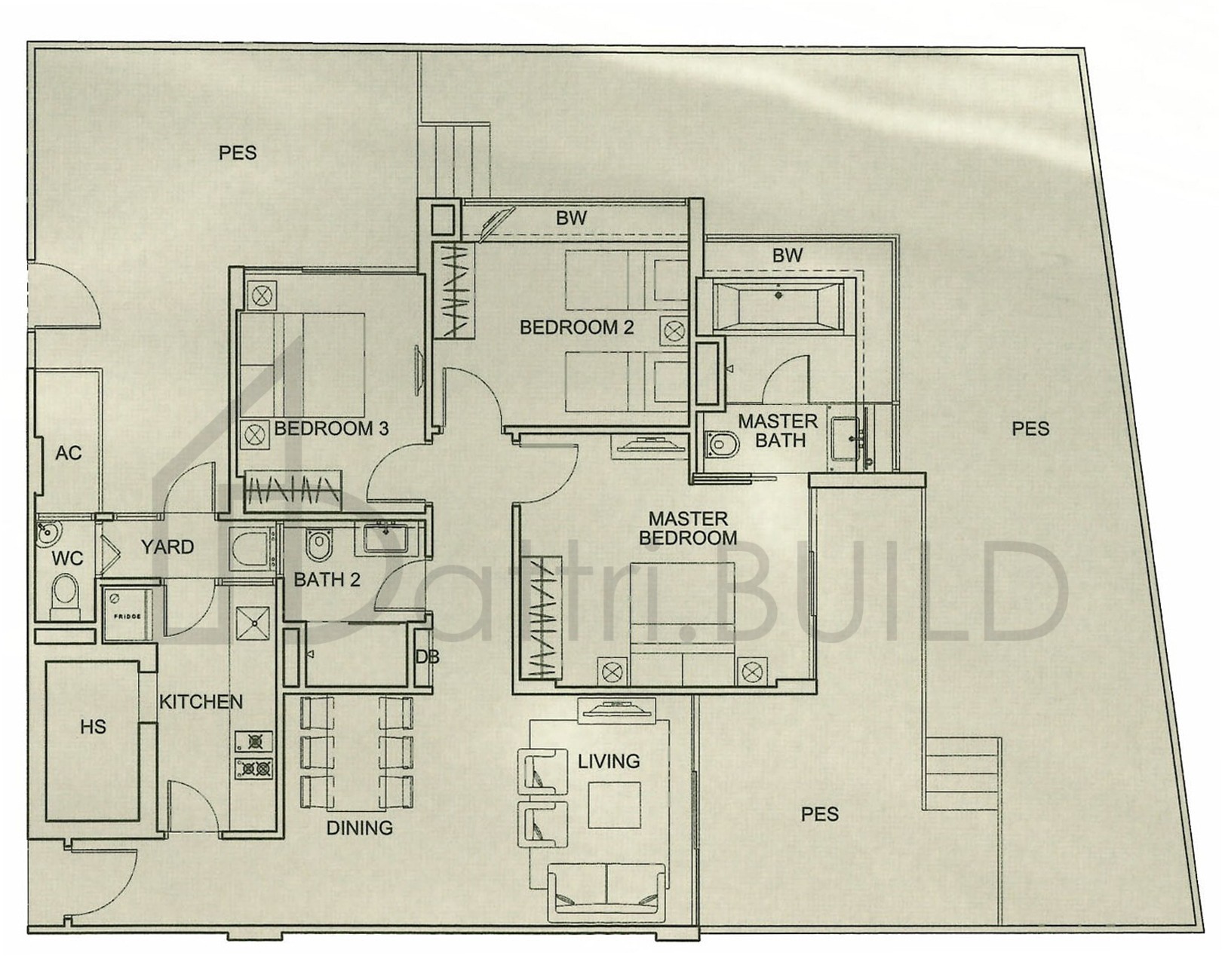 BLUWATERS 2 C1-G floorplan (watermarked)