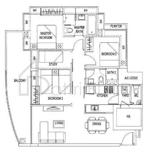 BLUWATERS C1 floorplan (watermarked)