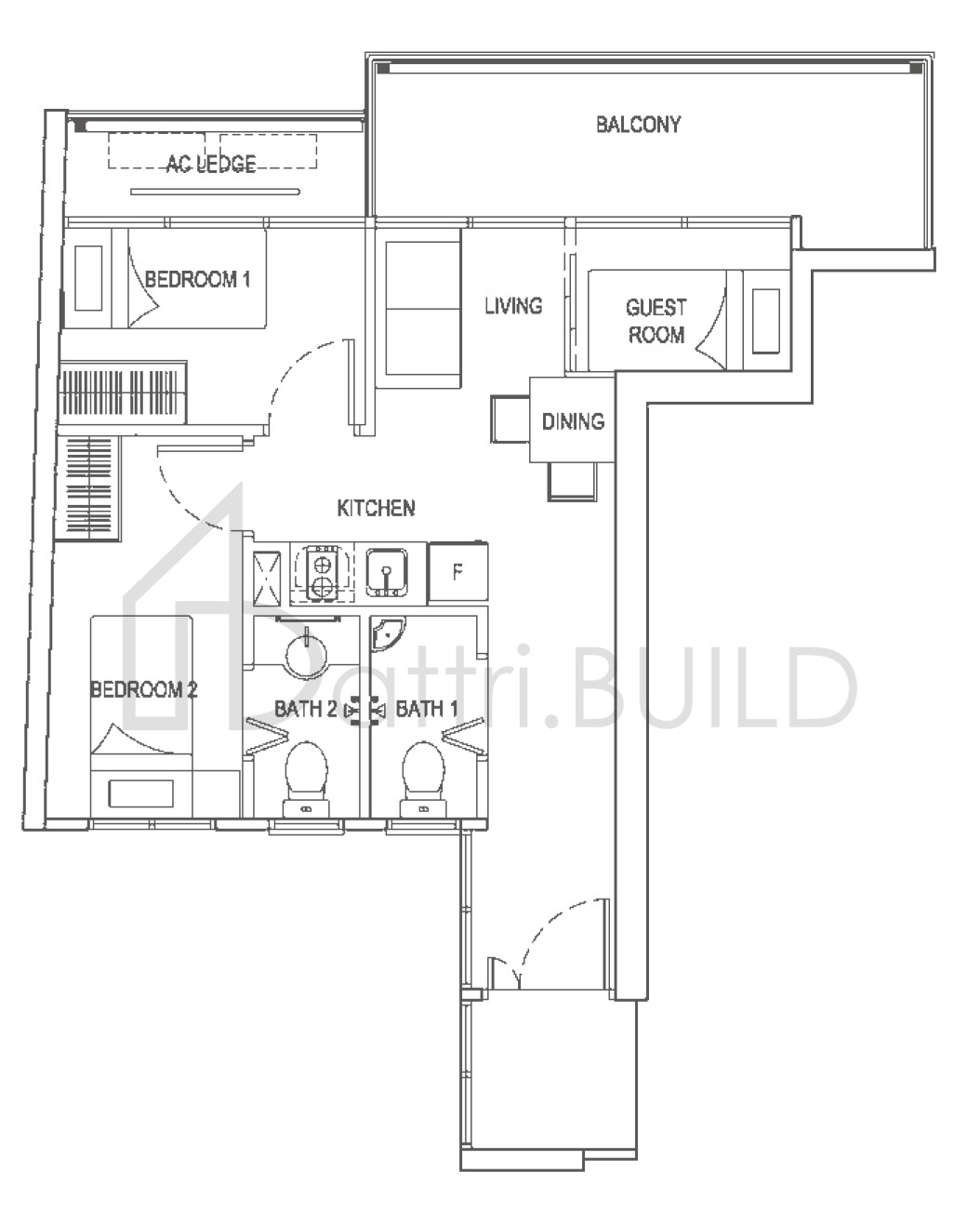 CENTRAL IMPERIAL B6 floorplan (watermarked)