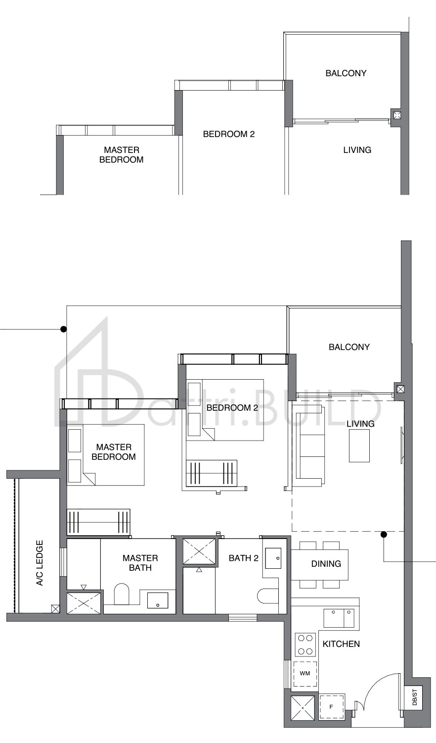 LEEDON GREEN B4b-R floorplan (watermarked)