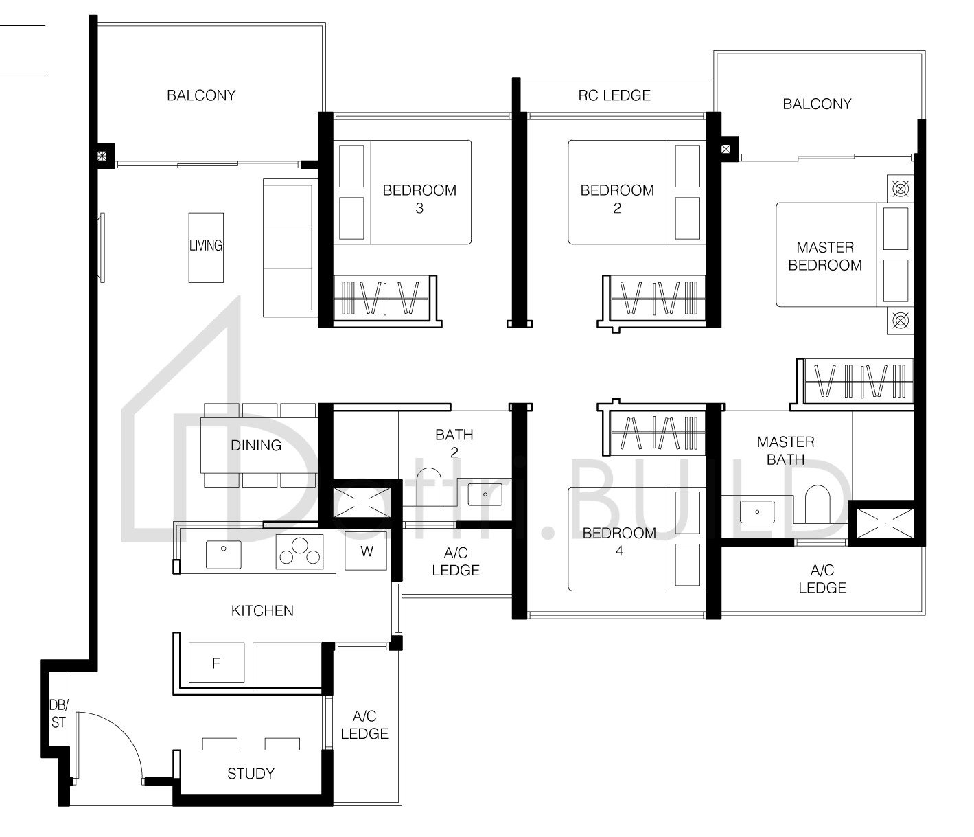 LE QUEST D1 floorplan (watermarked)