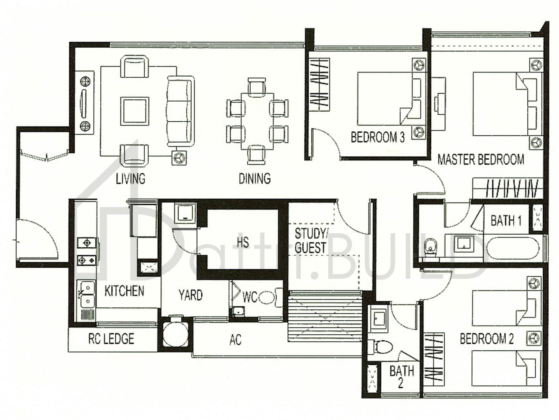 BELMOND GREEN D2b floorplan (watermarked)