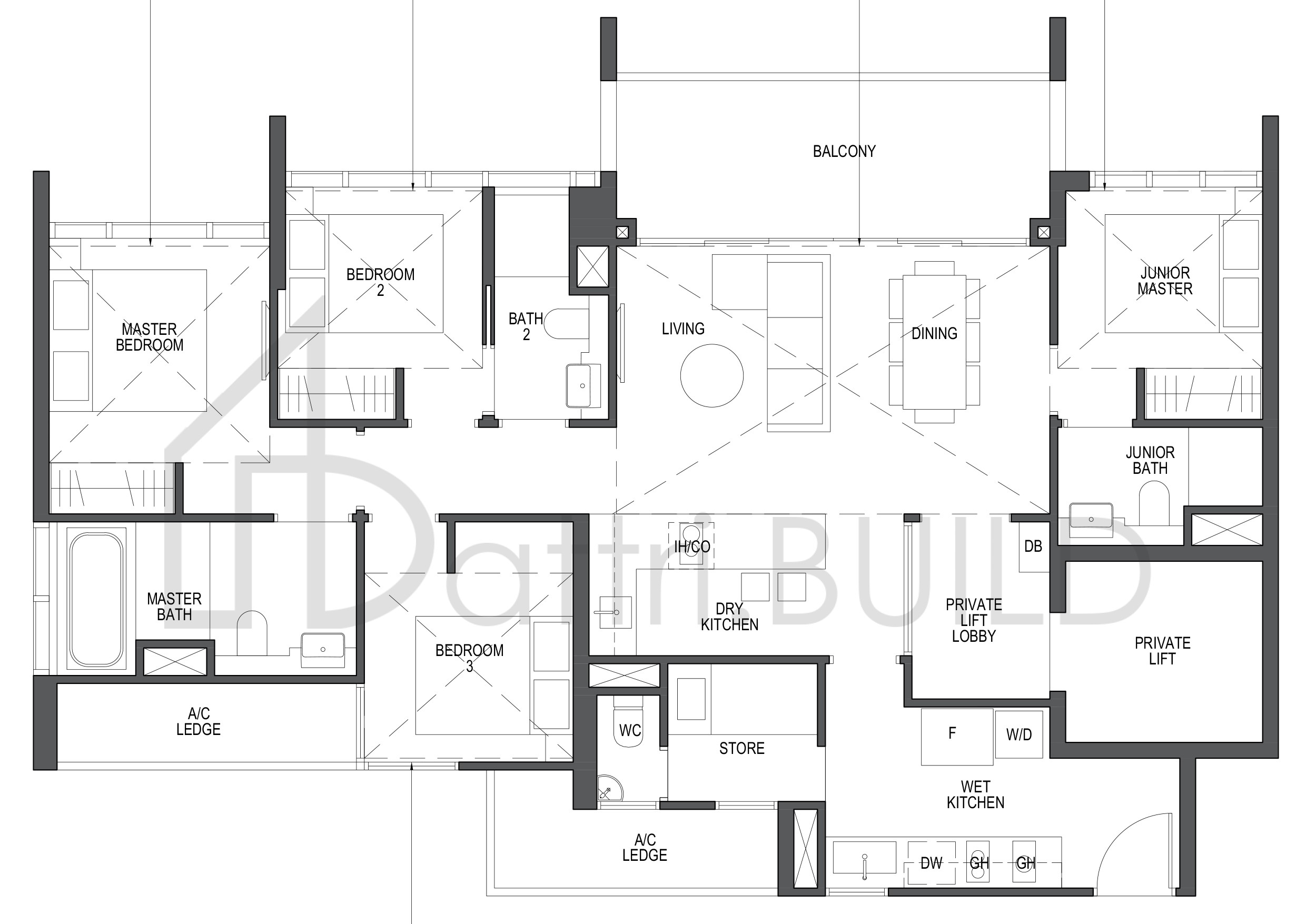 PULLMAN RESIDENCES PH-5 floorplan (watermarked)