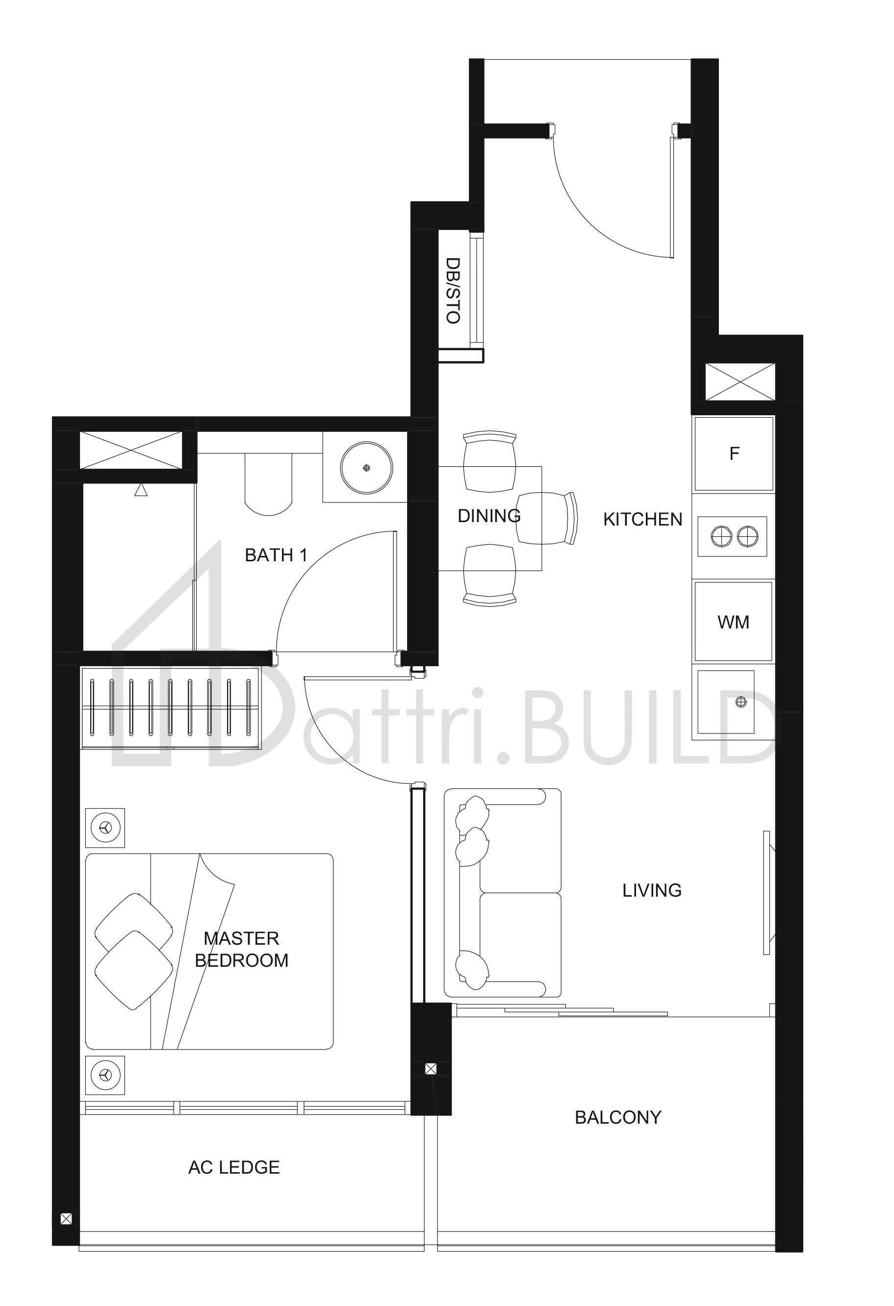 THE LINQ A floorplan (watermarked)