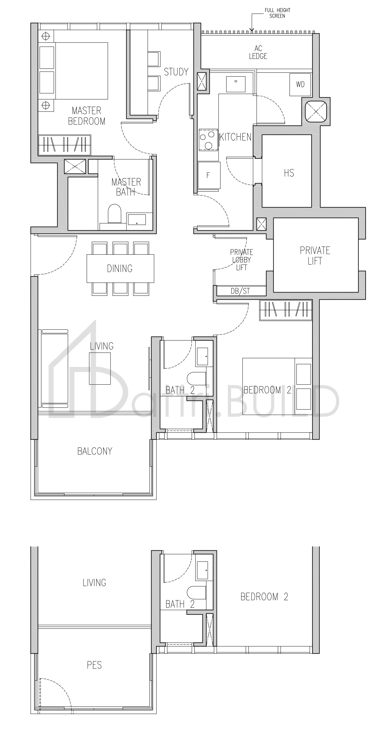 VAN HOLLAND L1p floorplan (watermarked)