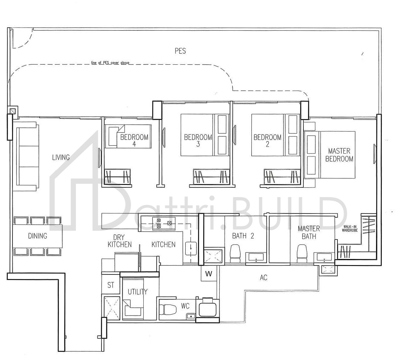 RIVERSOUND RESIDENCE D2ap floorplan (watermarked)
