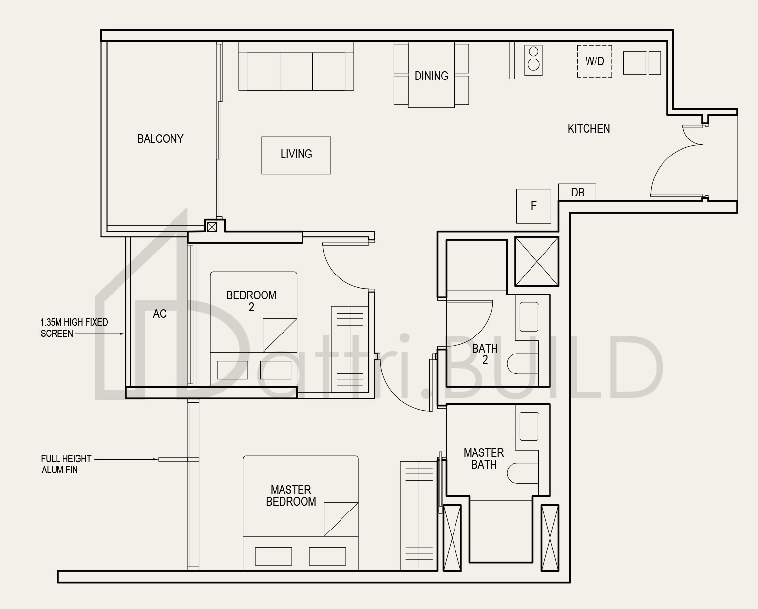 THE AVENIR (2)b floorplan (watermarked)