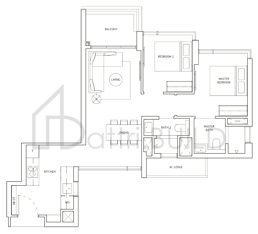 THE LANDMARK B5 floorplan (watermarked)