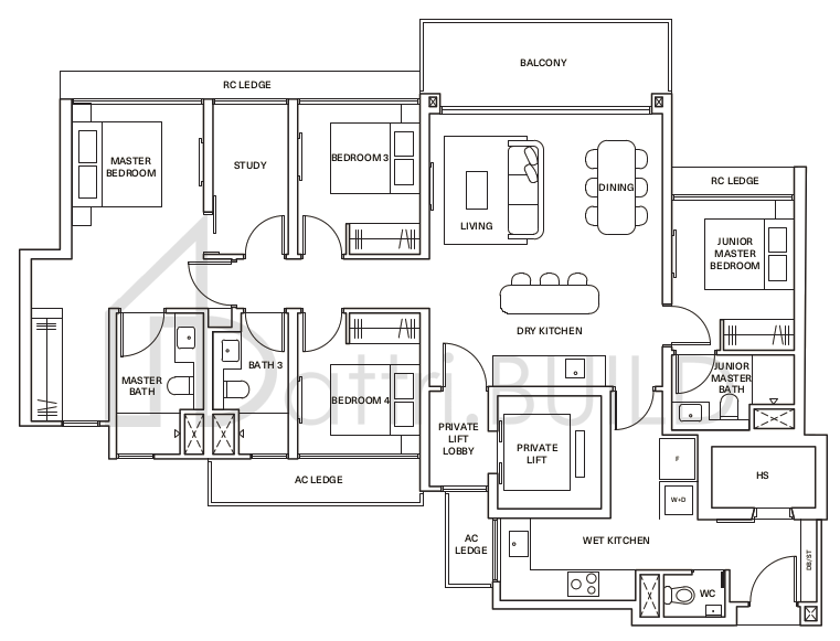 CLAVON DP1 floorplan (watermarked)