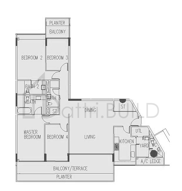 THE INTERLACE D2(221) floorplan (watermarked)