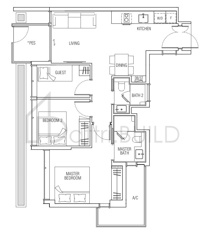 JERVOIS MANSION B6-G floorplan (watermarked)