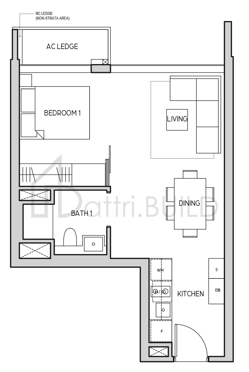 MIDTOWN BAY A3a floorplan (watermarked)