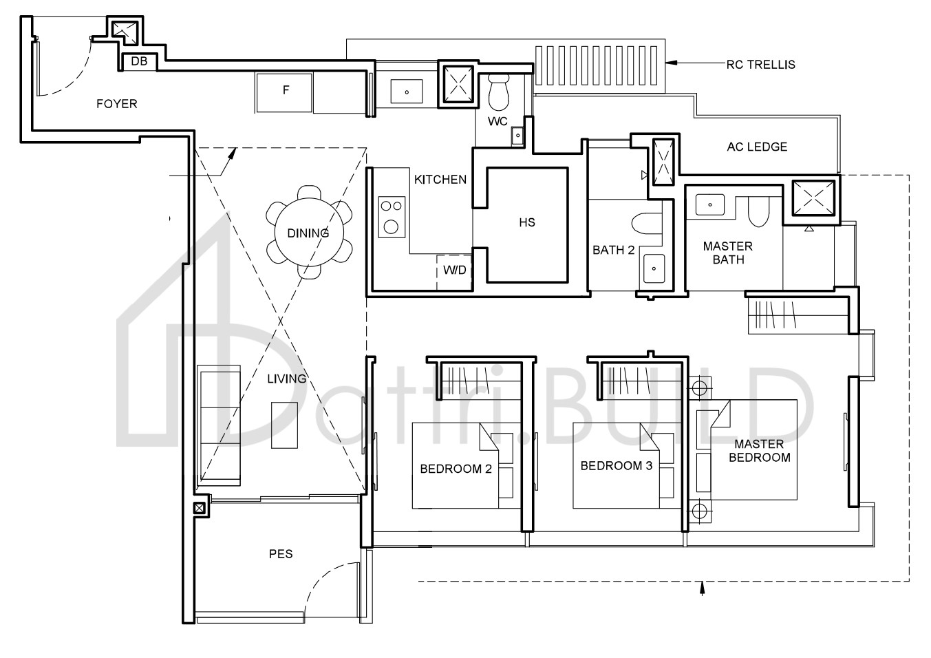 FORETT AT BUKIT TIMAH C3c(p) floorplan (watermarked)