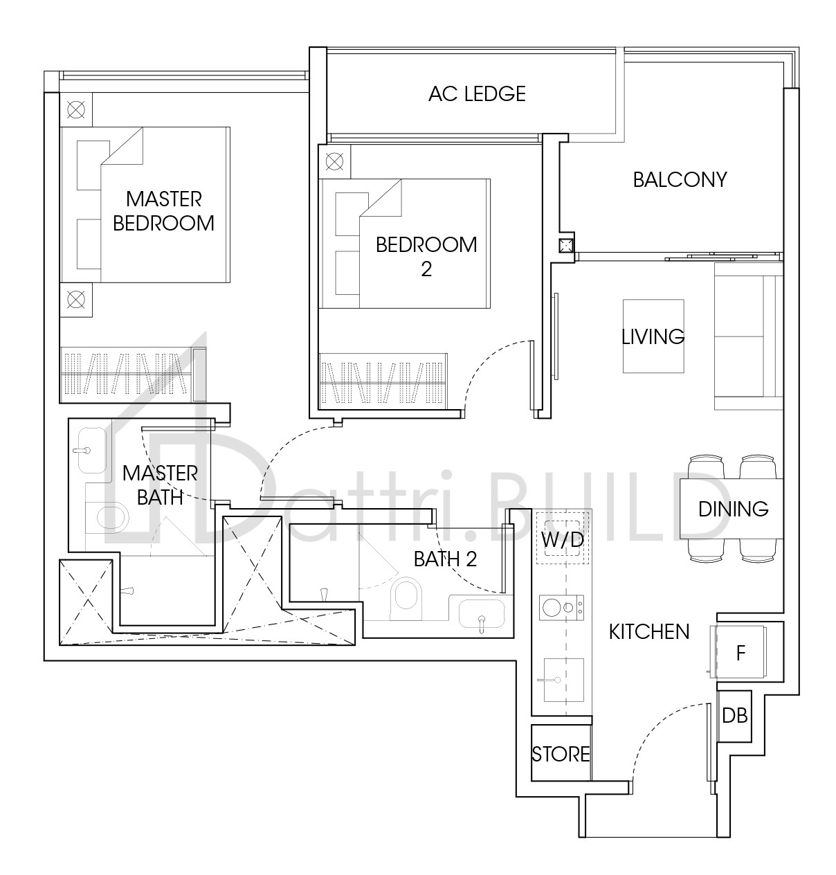 THE ANTARES B4 floorplan (watermarked)