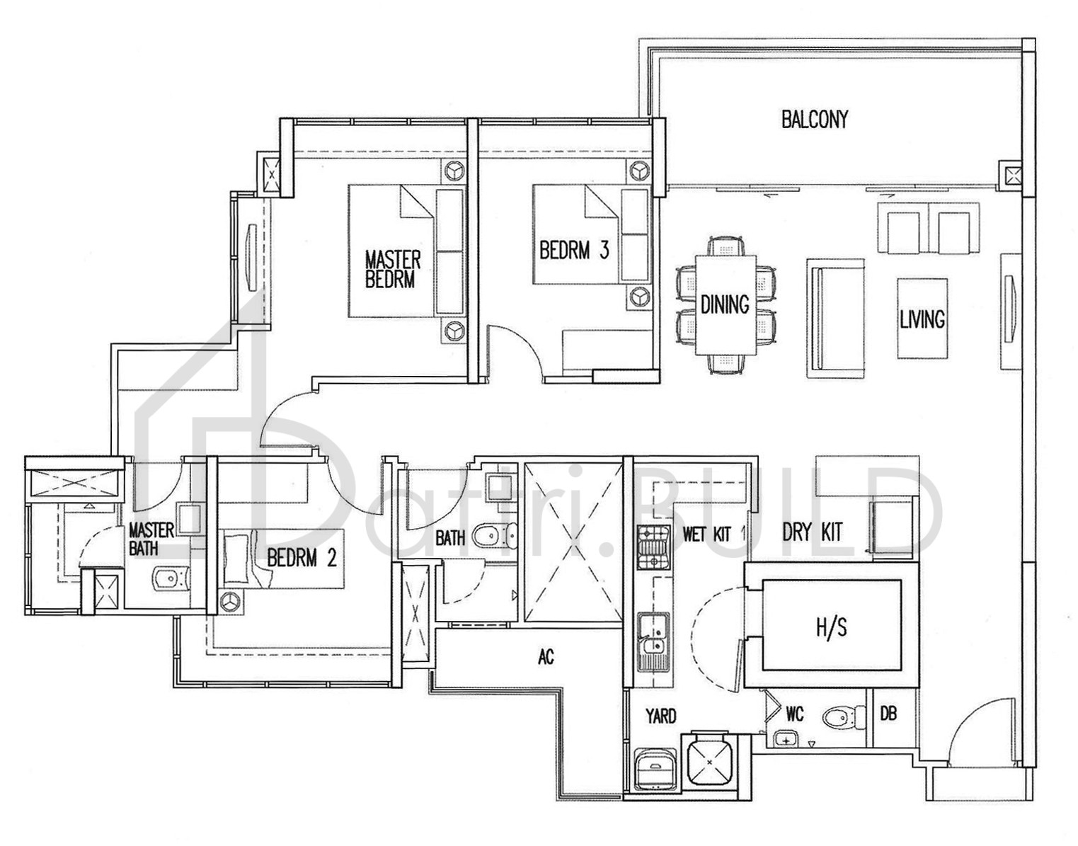 OASIS @ ELIAS B2 floorplan (watermarked)