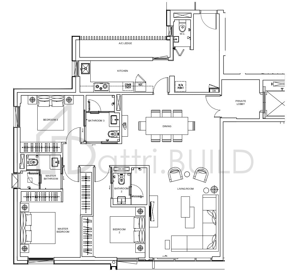 DALVEY HAUS C1 floorplan (watermarked)