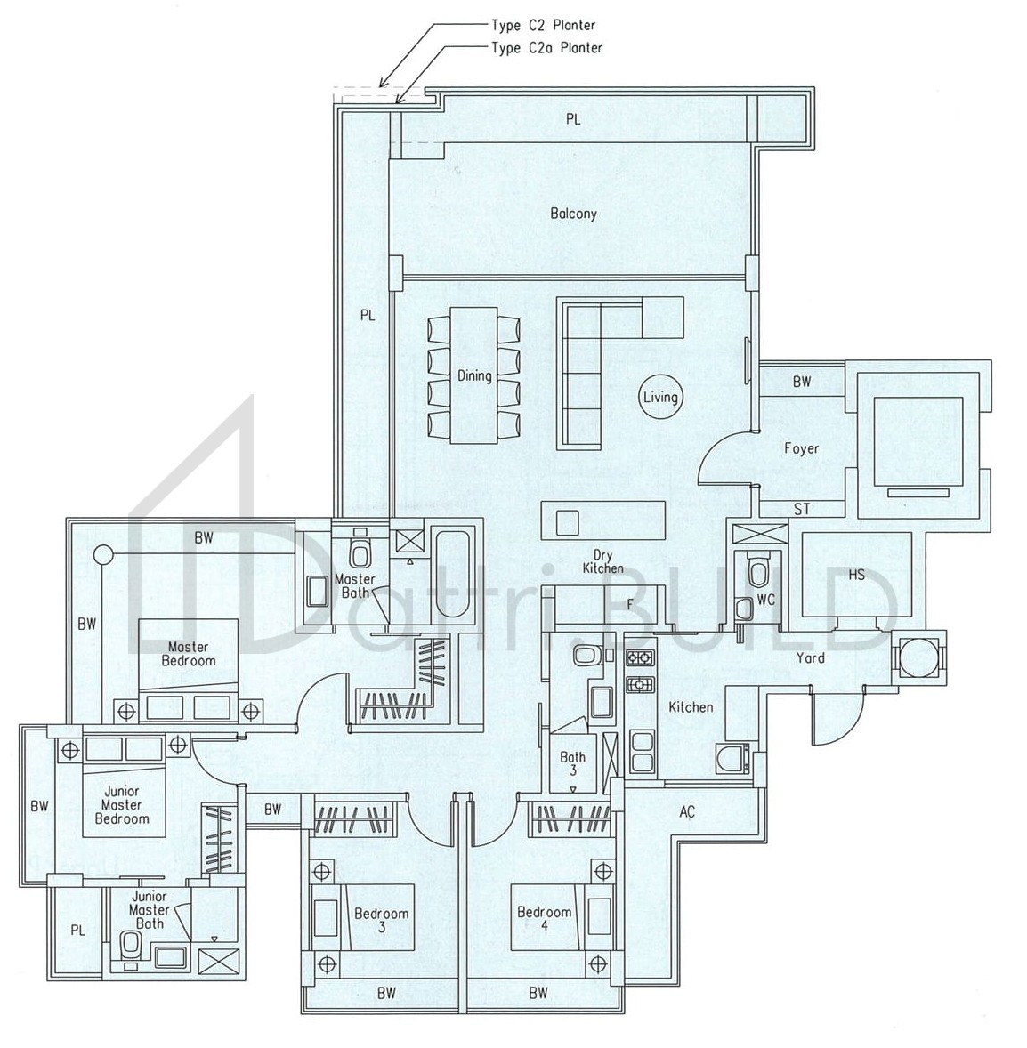 THE BEVERLY C2a floorplan (watermarked)