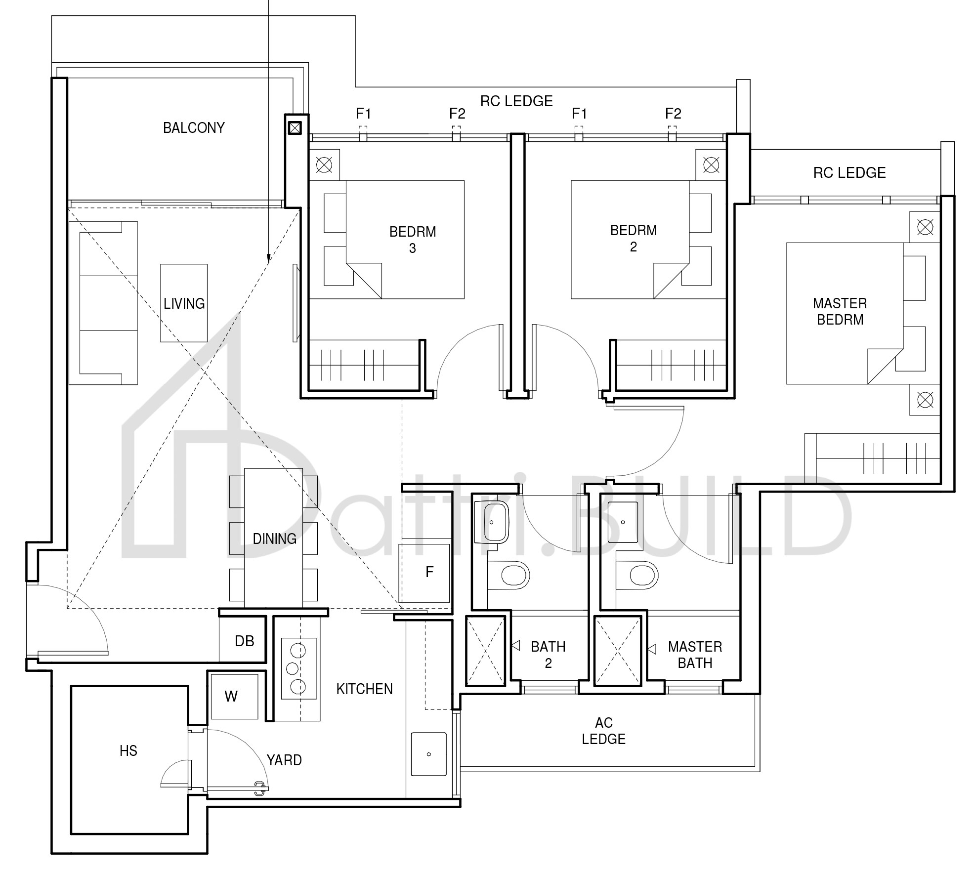 PARC CENTRAL RESIDENCES C5 floorplan (watermarked)