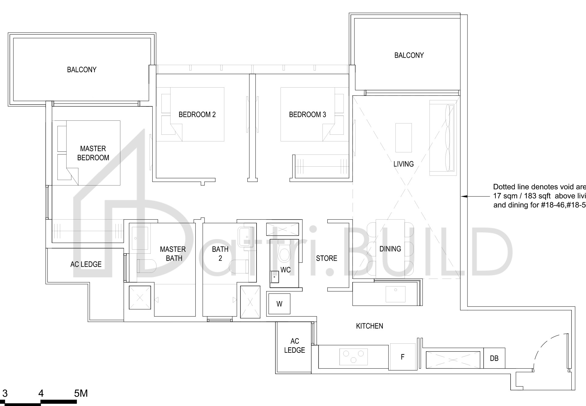 THE FLORENCE RESIDENCES 3D4a(PH) floorplan (watermarked)