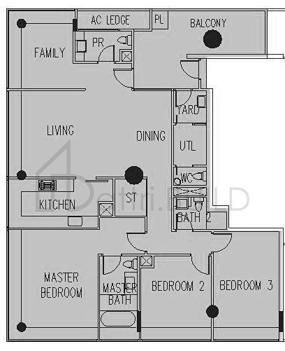 THE INTERLACE C1(191) floorplan (watermarked)