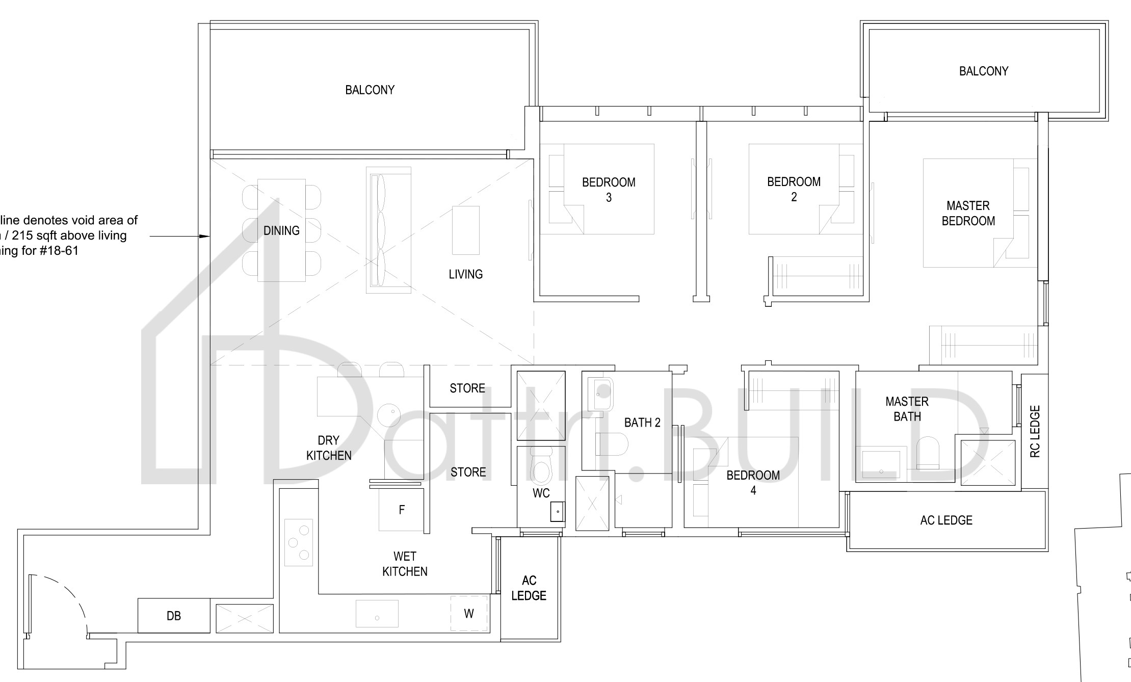 THE FLORENCE RESIDENCES 4C4a(PH) floorplan (watermarked)