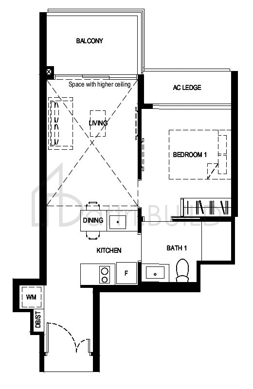 NORMANTON PARK 1BR-b-PH(61) floorplan (watermarked)