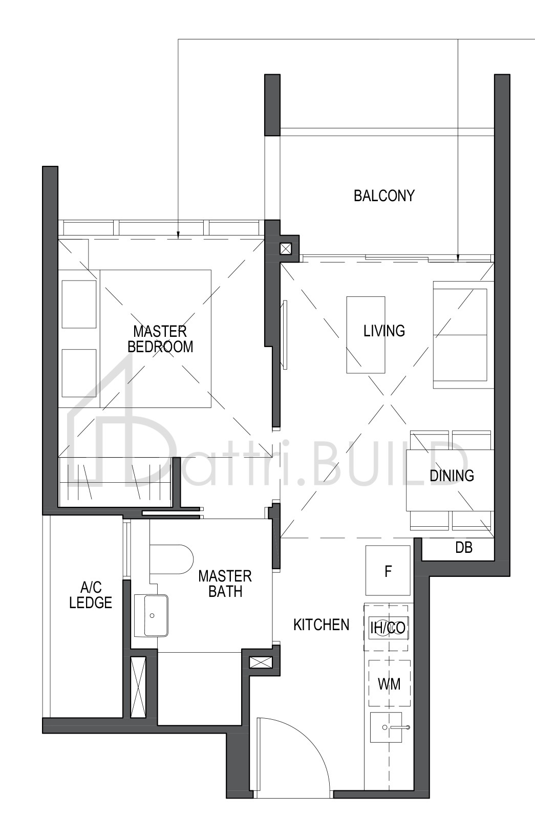 PULLMAN RESIDENCES PH-1 floorplan (watermarked)
