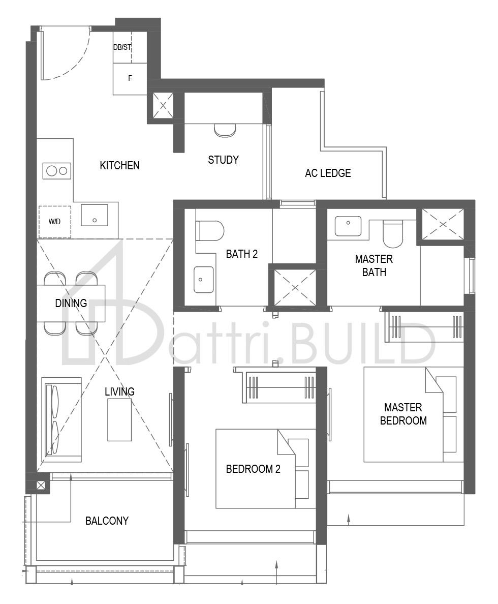 THE M BS4-R floorplan (watermarked)