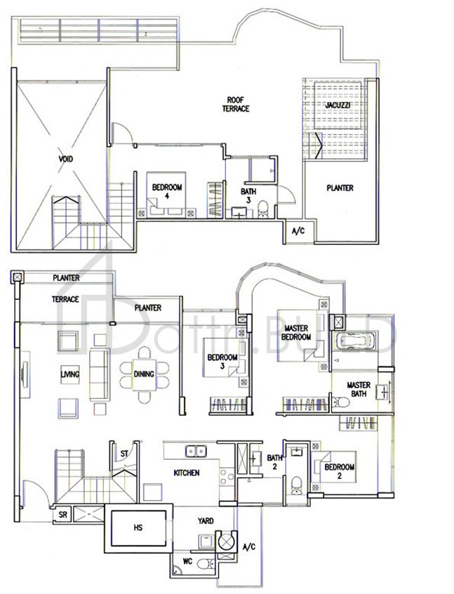 THE CALROSE DC1a floorplan (watermarked)