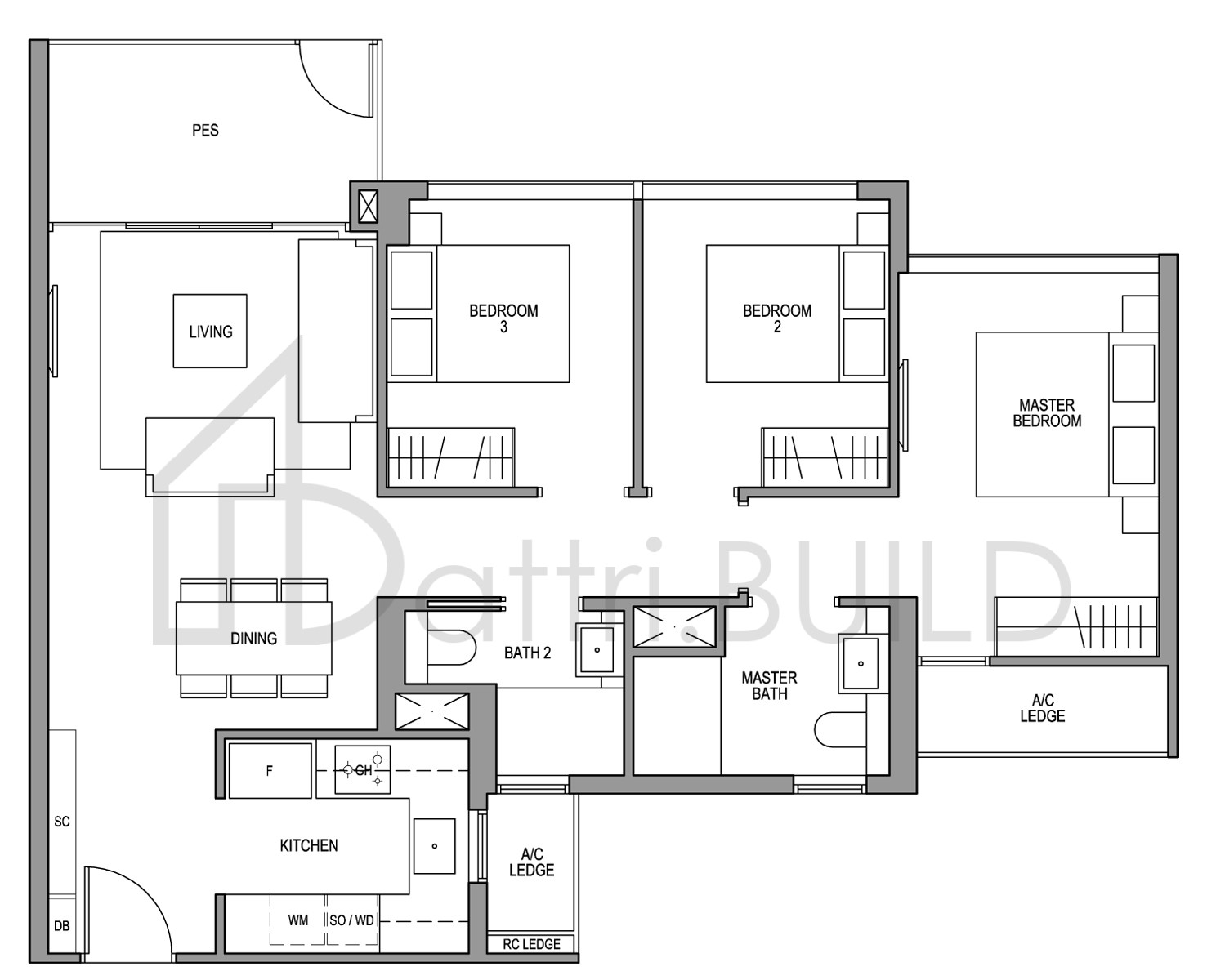 MARTIN MODERN C1-G floorplan (watermarked)