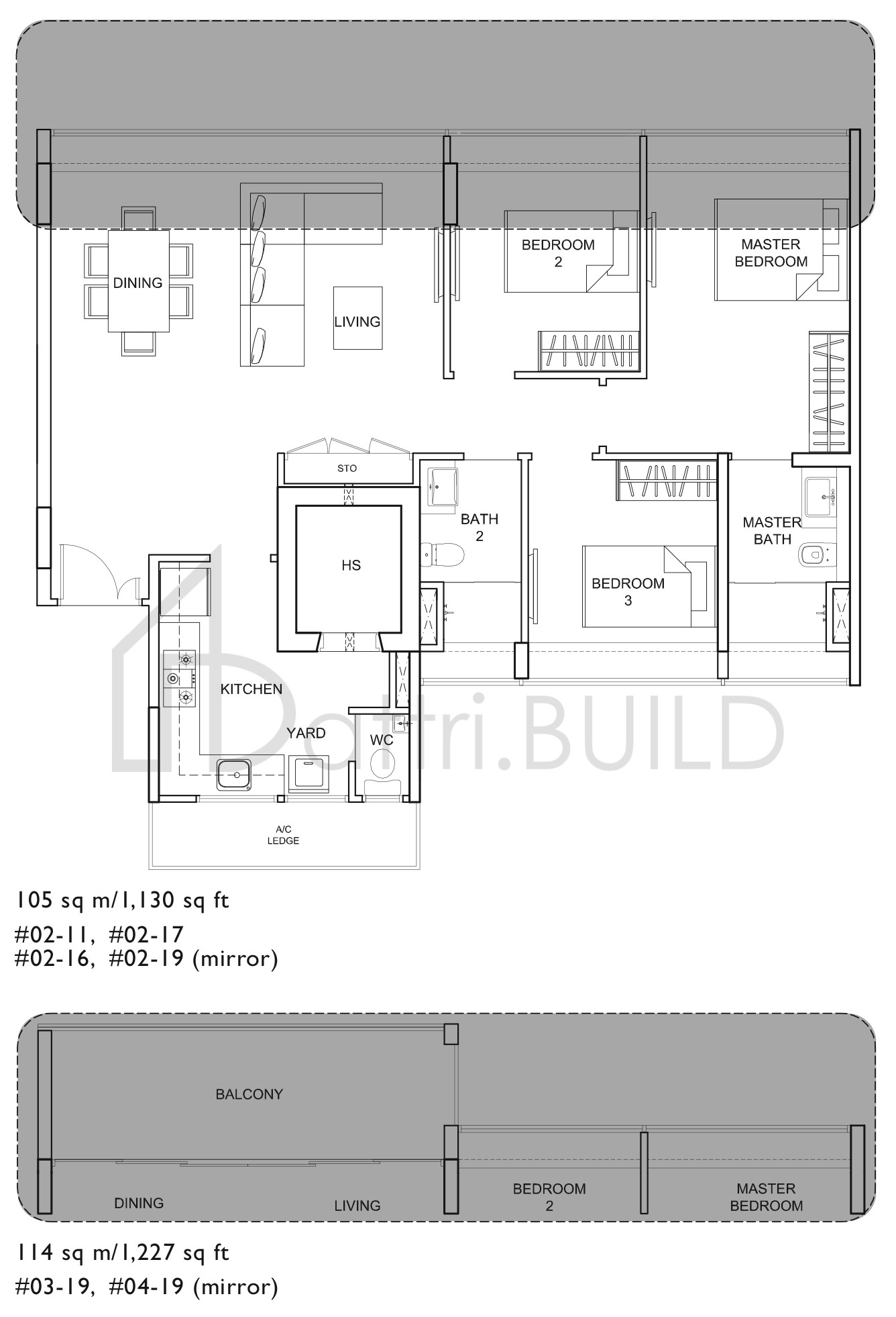 UBER 388 C1 floorplan (watermarked)